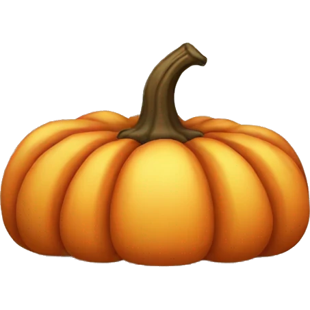 Autumn pumpkin emoji