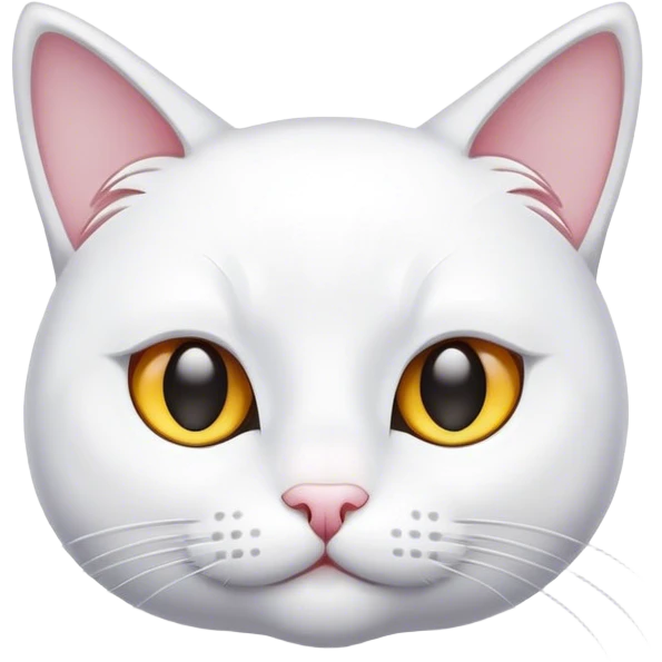하얀색 고양이 emoji
