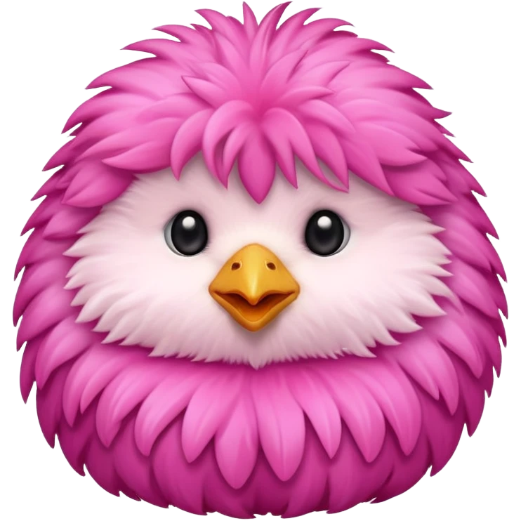 Deep pink chick emoji emoji