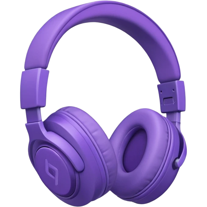 purble headphone emoji
