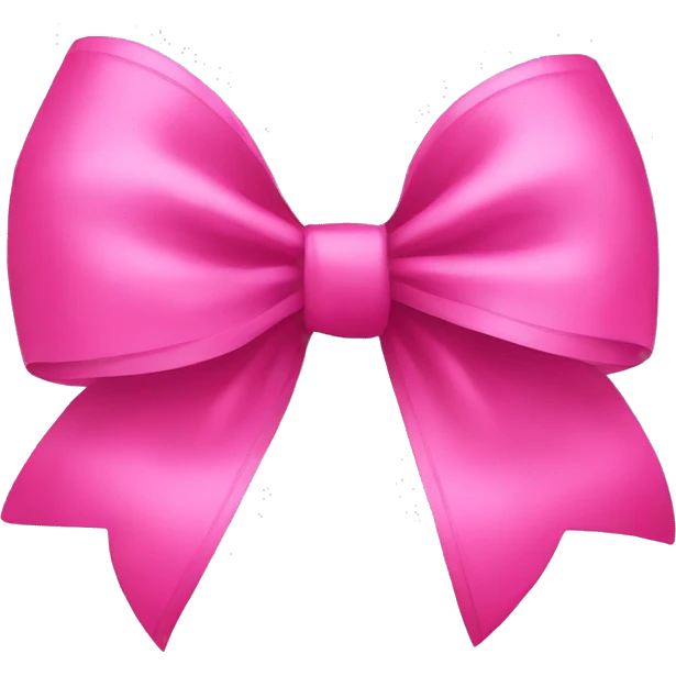 pink bow  emoji
