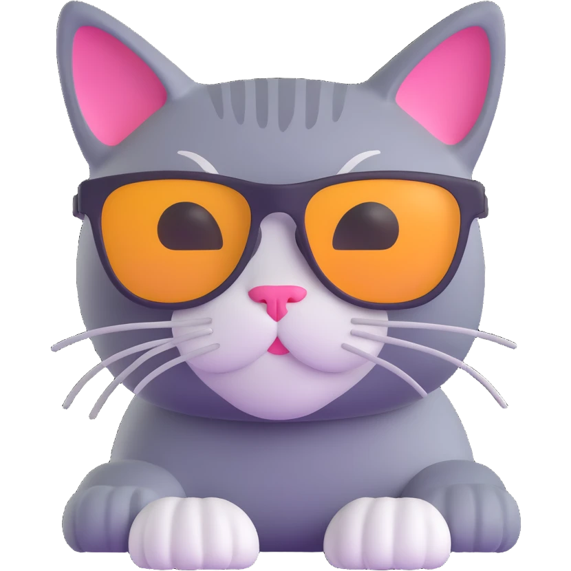 cat wearing sunglasses emoji