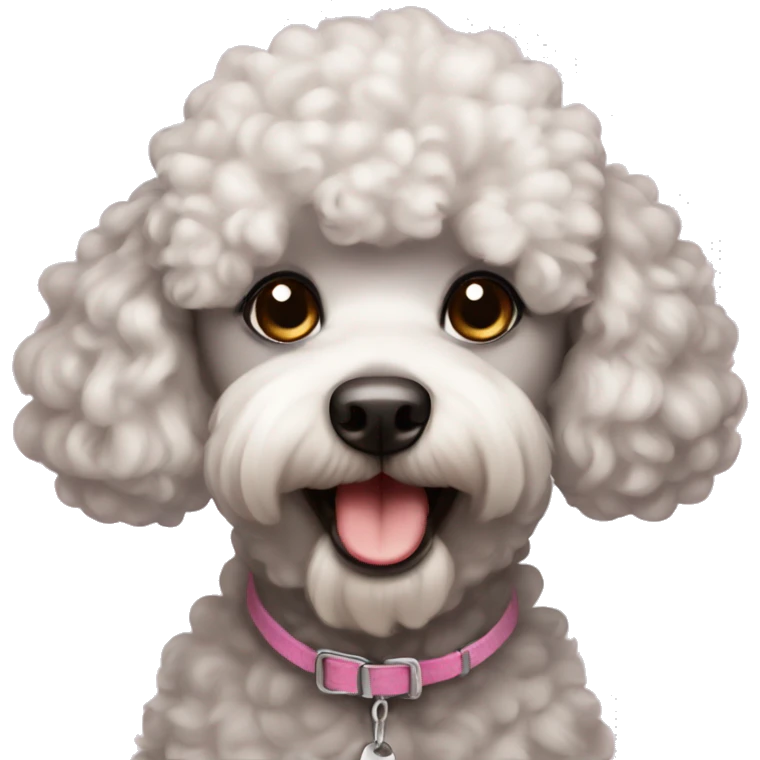 cute poodle emoji