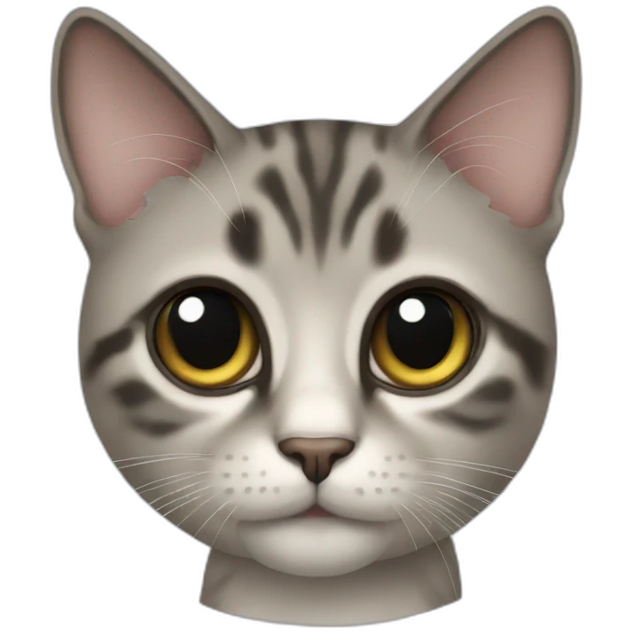 catwhit big eyes emoji