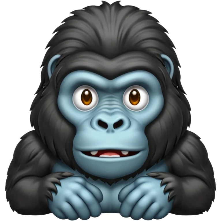 long haired gorilla emoji