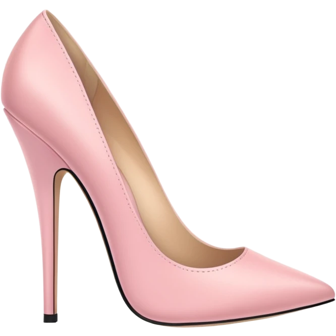 High Heel Pink Pastel Shoes emoji