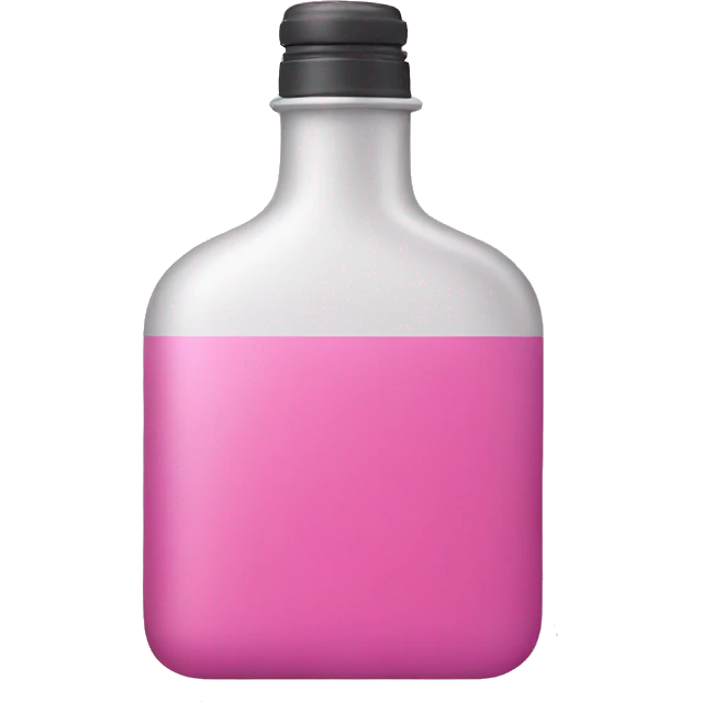 pink flask emoji