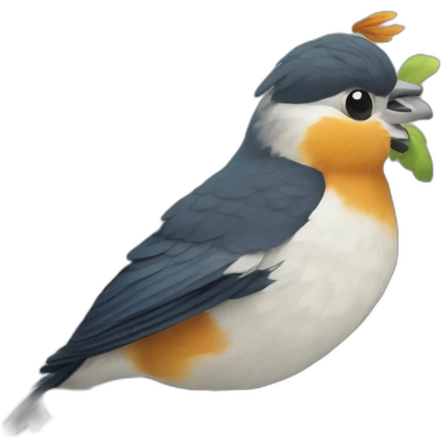 Oiseau bécasse emoji