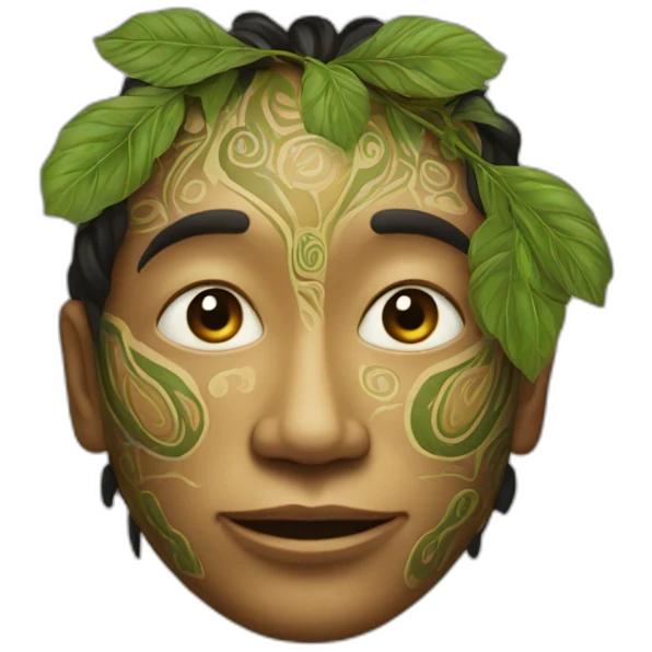Ayahuasca y chacruna emoji