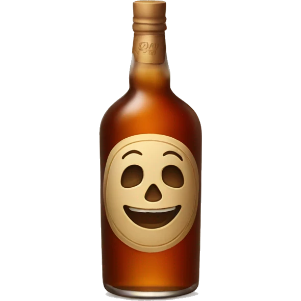 bottle of rum emoji