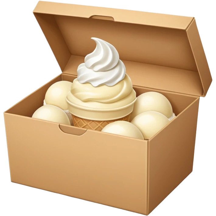 vanille eiscreme box emoji