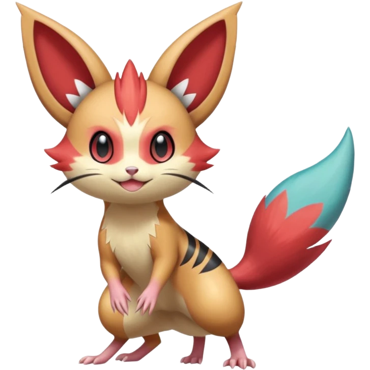 Sneasel-Furret-Meloetta-Victini-fusion emoji