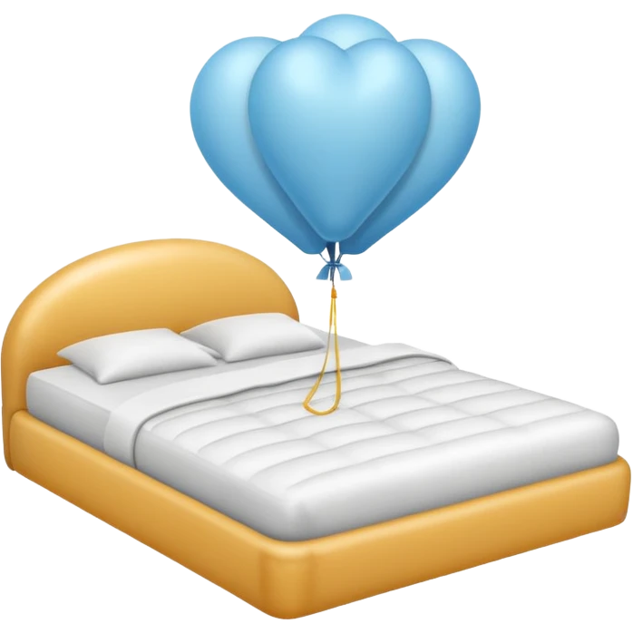 Bed balloon style emoji