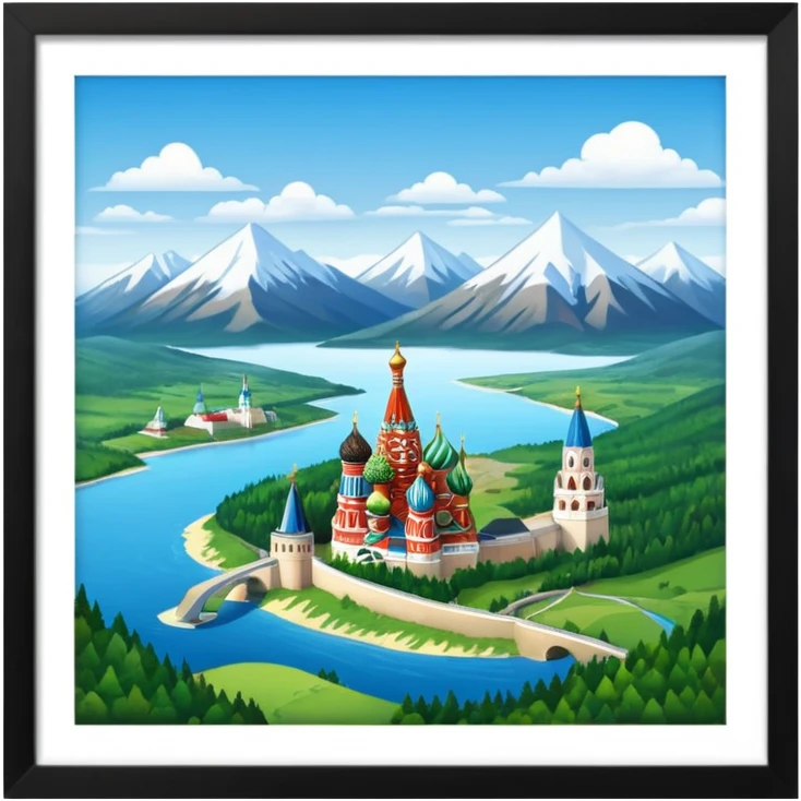 The territory is Russian emoji