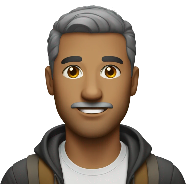 casual portrait of a man emoji