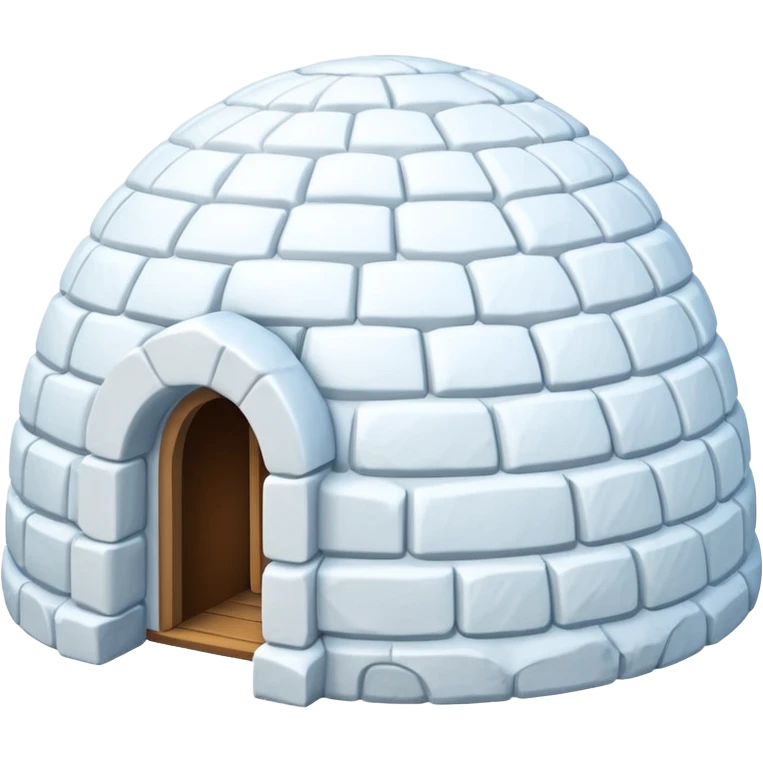 igloo with snow covered the top emoji