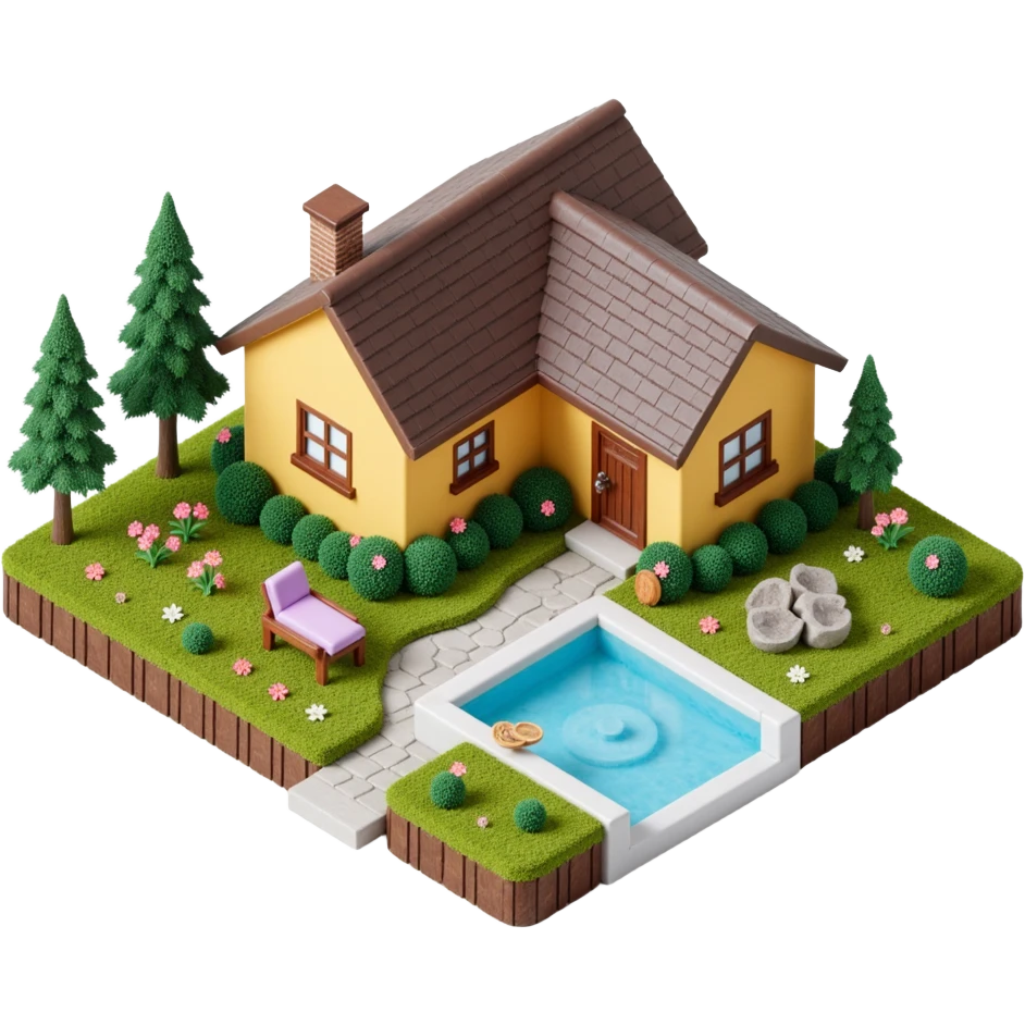 Многоквартирный российский дом в виде довольной копилки emoji