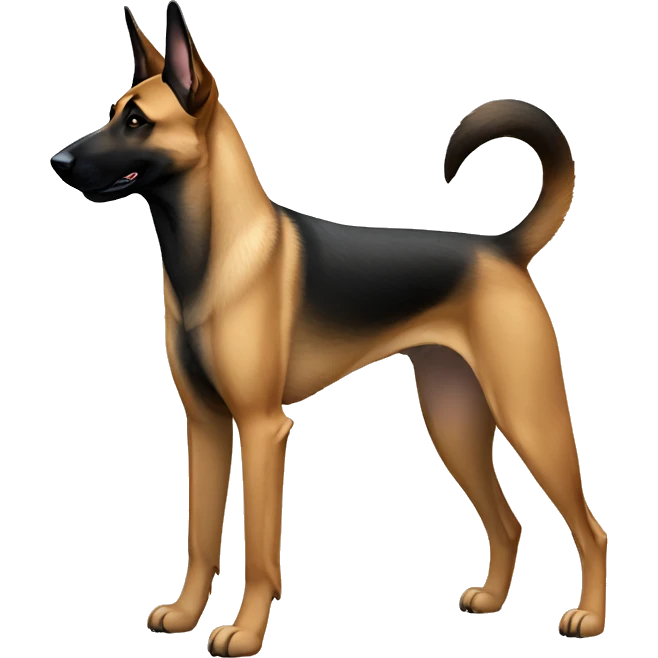 Belgian Malinois Dog Breed Full Body emoji