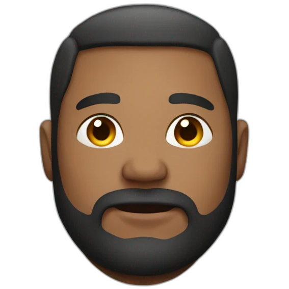 A man with heavy chest fat emoji