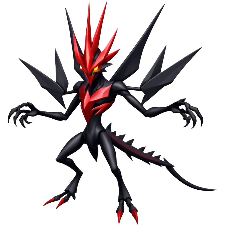 Shiny Dark Exotic Darkrai-Necrozma-Scizor-Hybrid-Creature emoji