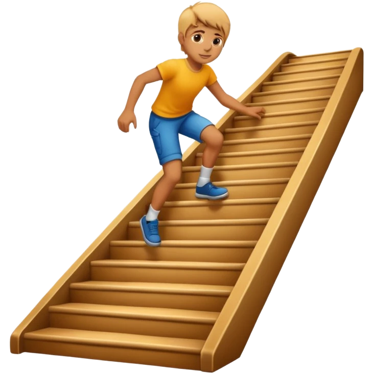 person climbing  upstairs emoji