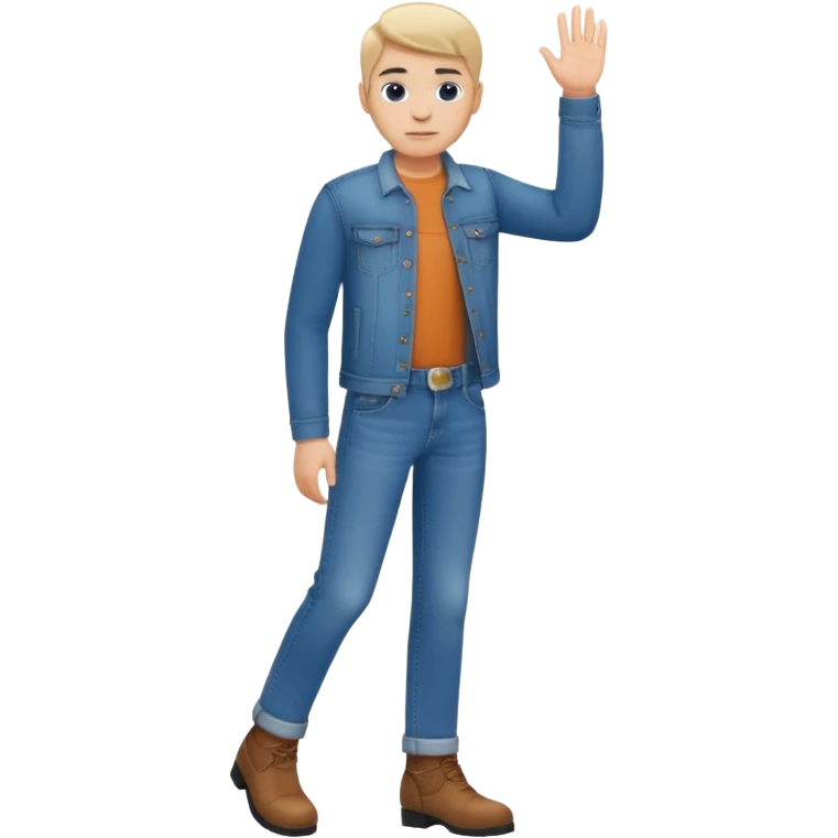 Wearing on pants emoji