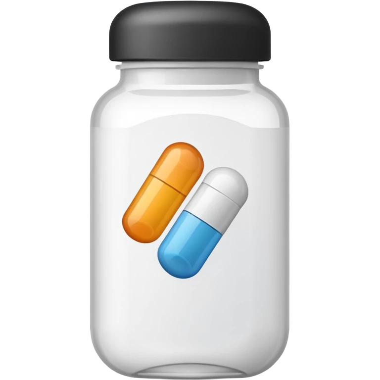 Pill bottle emoji