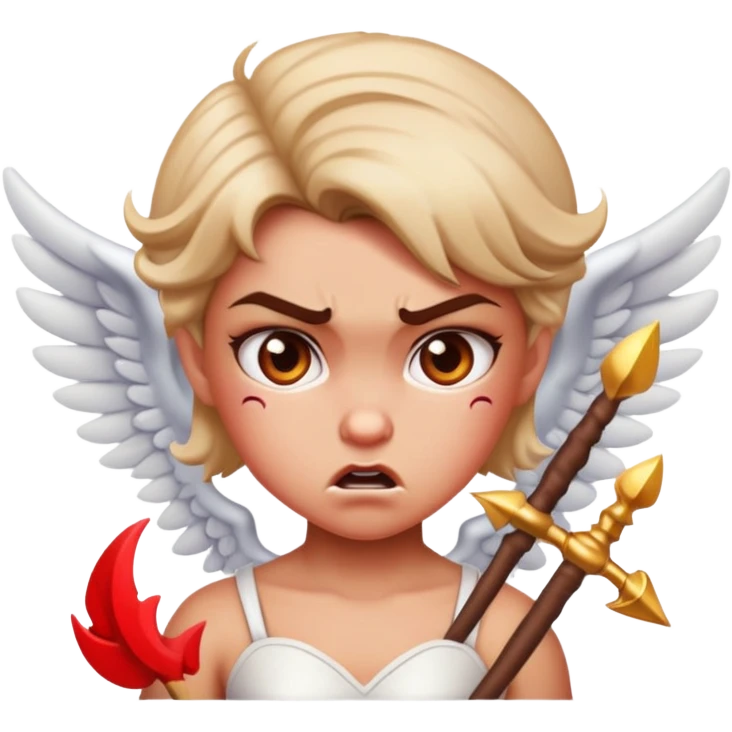 злой купидон девочка  emoji