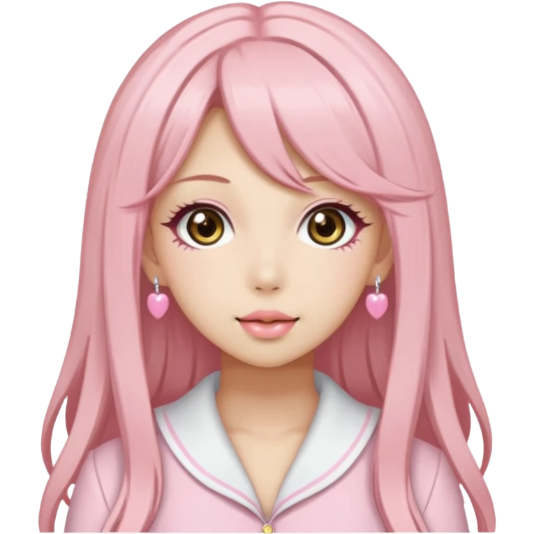 Light Pink Hime Gyaru Girl emoji