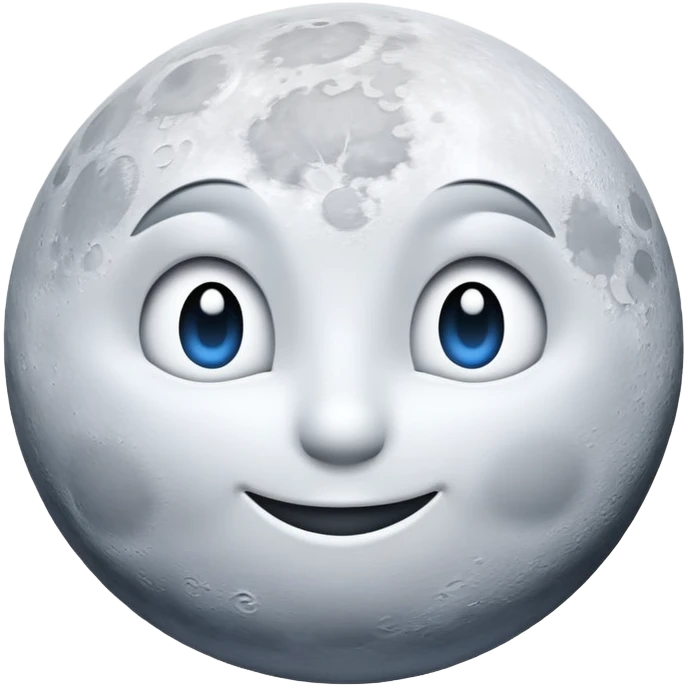 the moon emoji