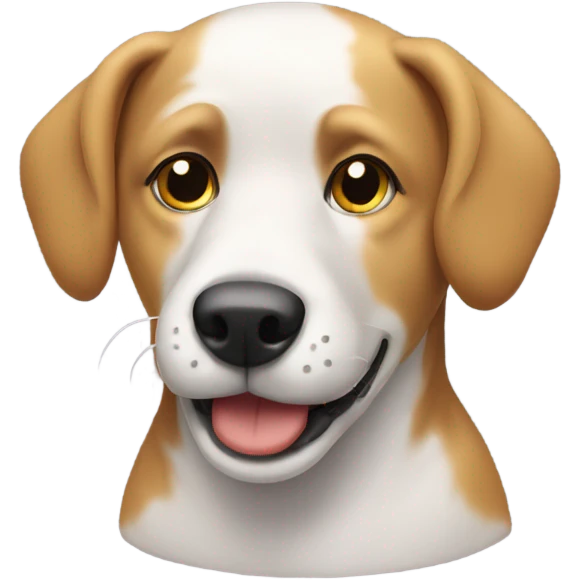 Dog with pc emoji