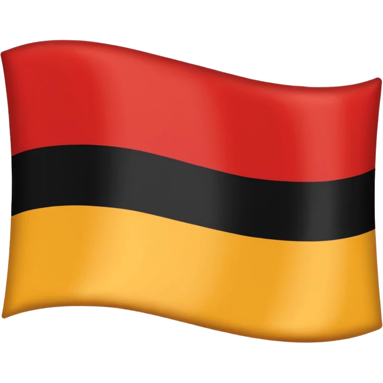German Empire flag red white and black  emoji