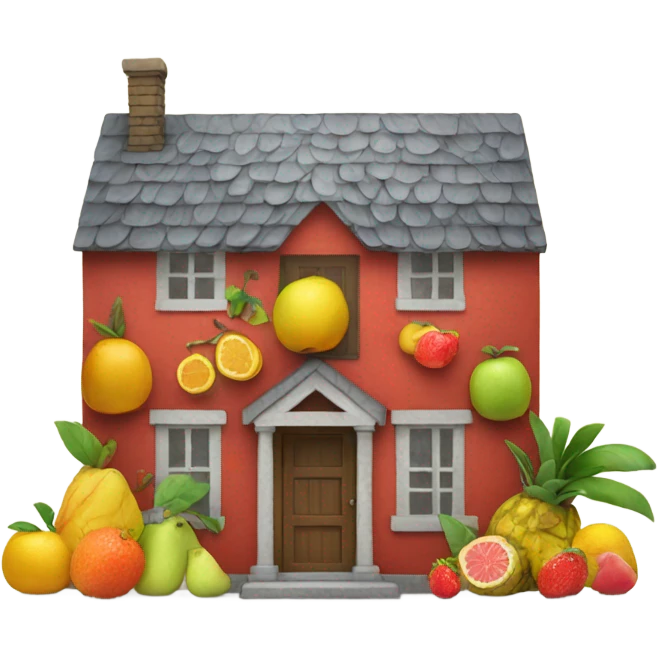 House made of fruit emoji