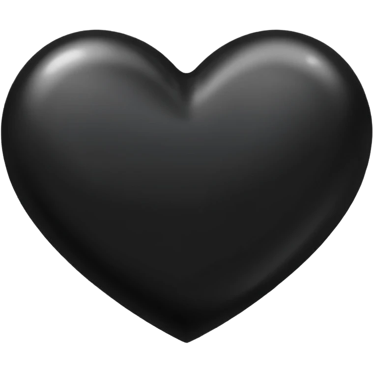 Black heart emoji