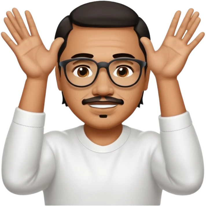 Salt baes hands as he does the salt thing emoji