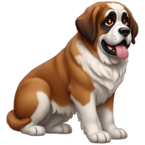 saint-bernard-dog-love emoji
