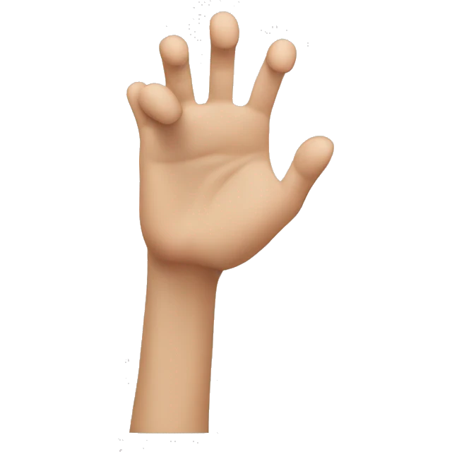 finger pushing a rectangular emoji
