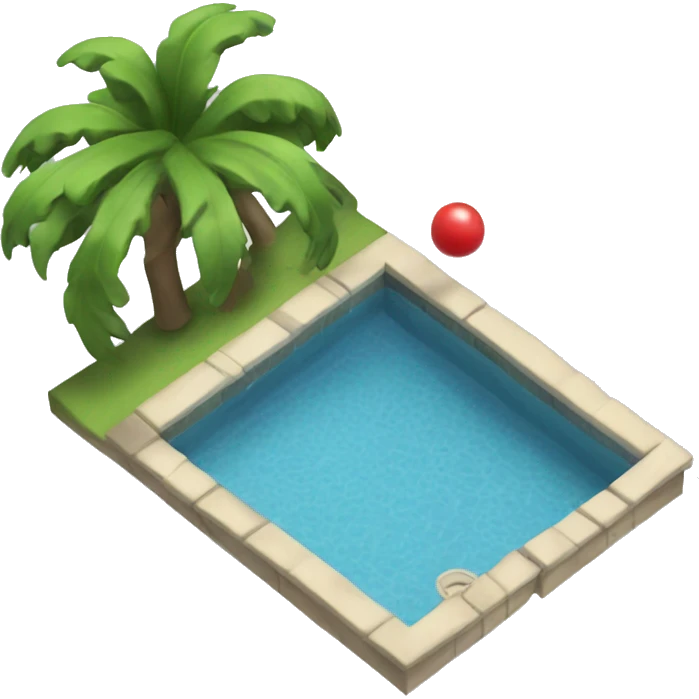 Manchion with pool  emoji
