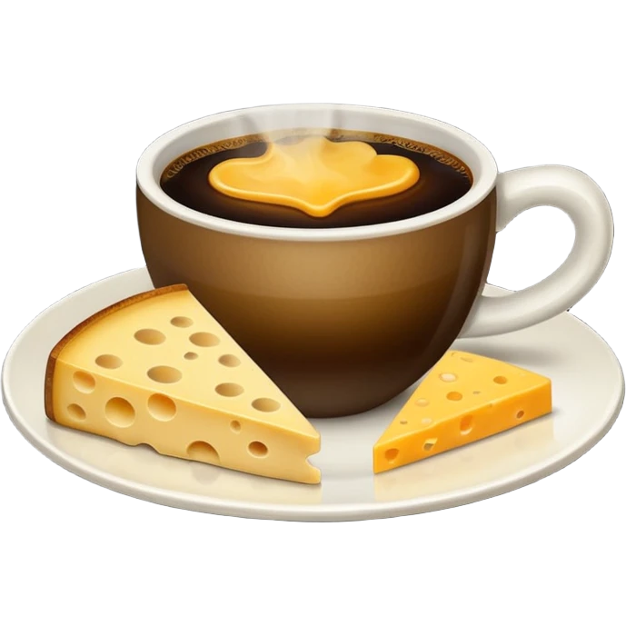 cheese coffee emoji