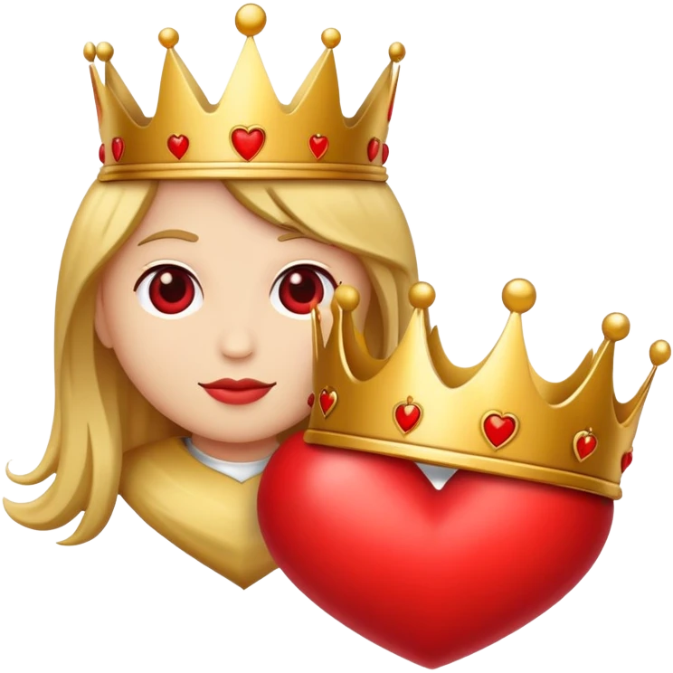 Heart and King emoji