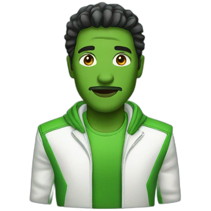 green lamborghini emoji