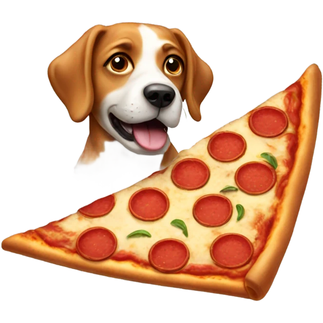 Pizza dog emoji