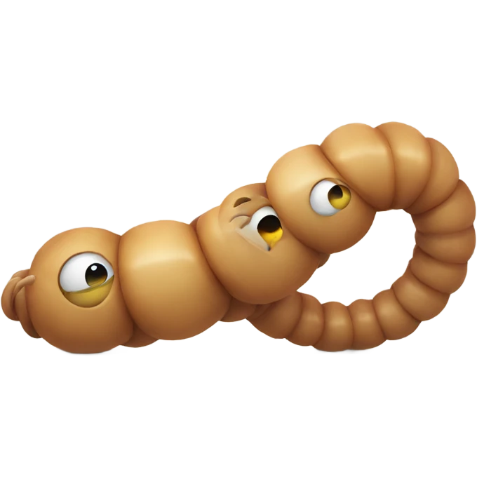 worm doing the griddy emoji