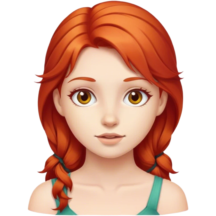 Chica pelirroja  emoji