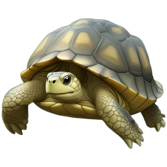 Tortue sur loutre emoji