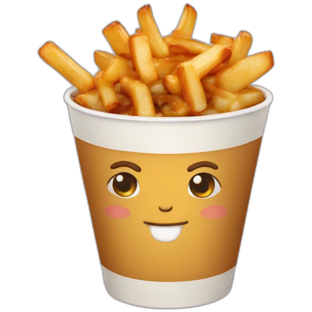 poutine en petite culotte emoji
