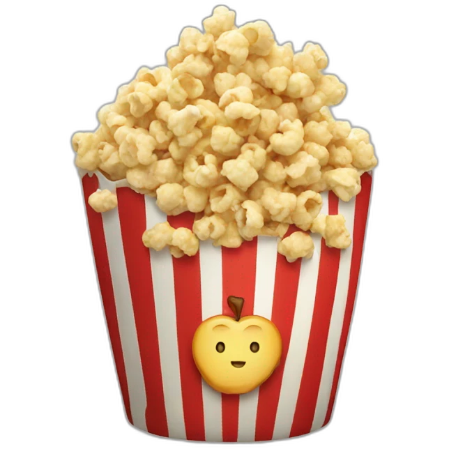 apple popcorn emoji emoji