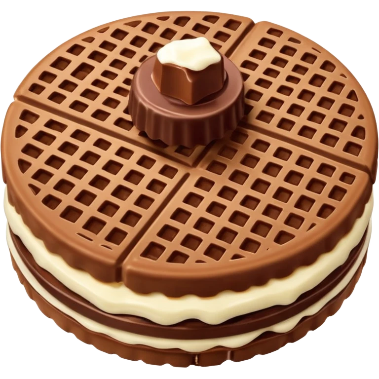 Reiswaffeln mit Vollmilchschokolade emoji