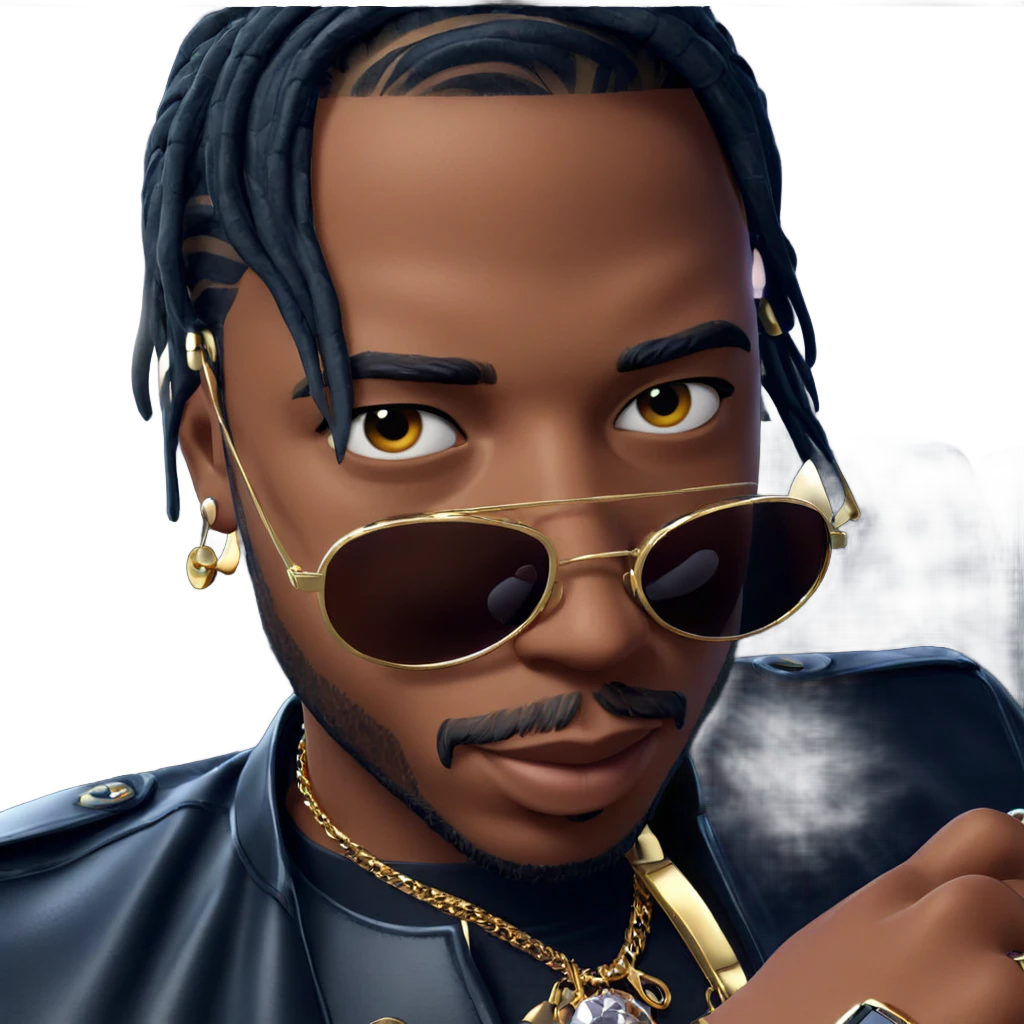 stylish male with jewelry emoji