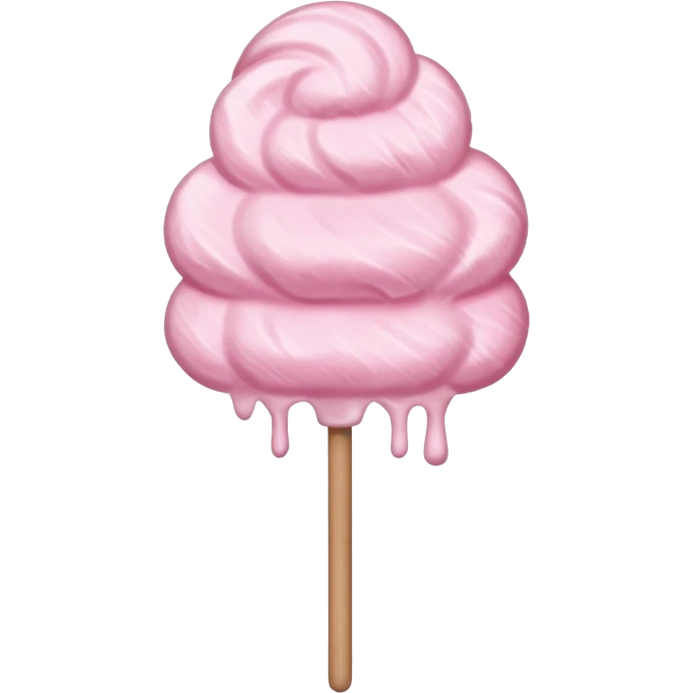 Light Pink Cotton Candy On A Stick emoji